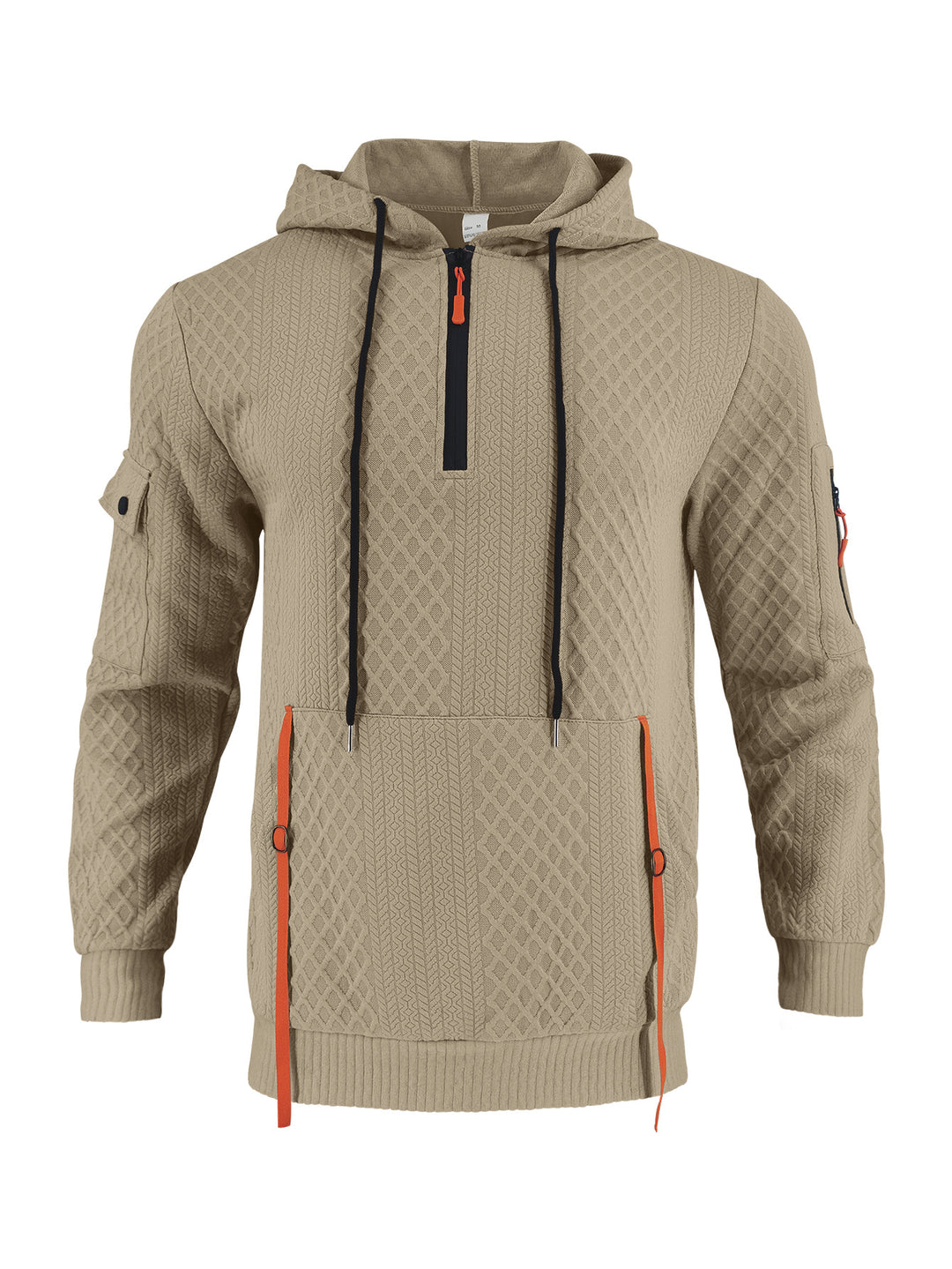 Men's sporty hoodie with innovative structural design Lune London