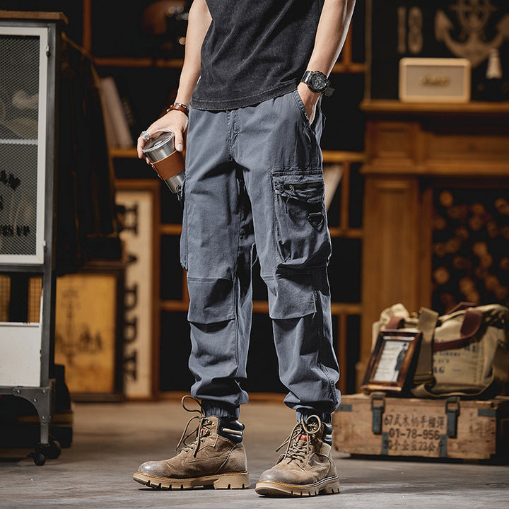 Pantalon cargo multifonctionnel pour hommes Lune London