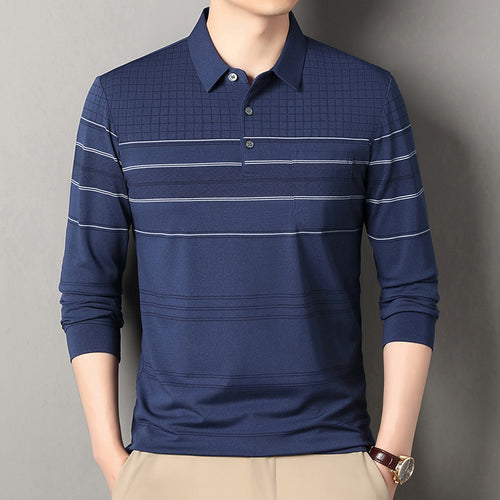 Comfortable polo shirt for men with textured design and elegant details Lune London