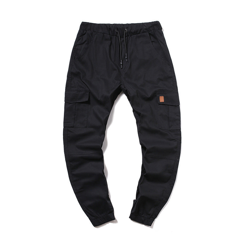 Men's cargo pants with elastic waist and practical pockets Lune London