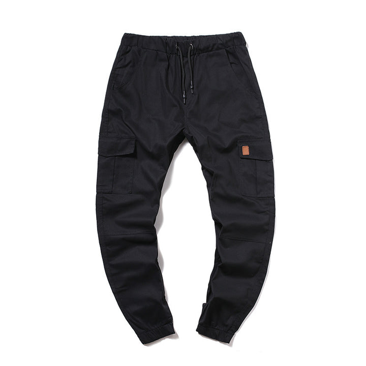 Men's cargo pants with elastic waist and practical pockets Lune London
