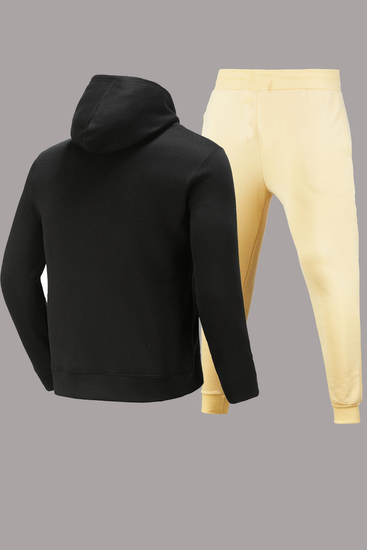 Women's hoodie and jogging pants set with powerful print Lune London