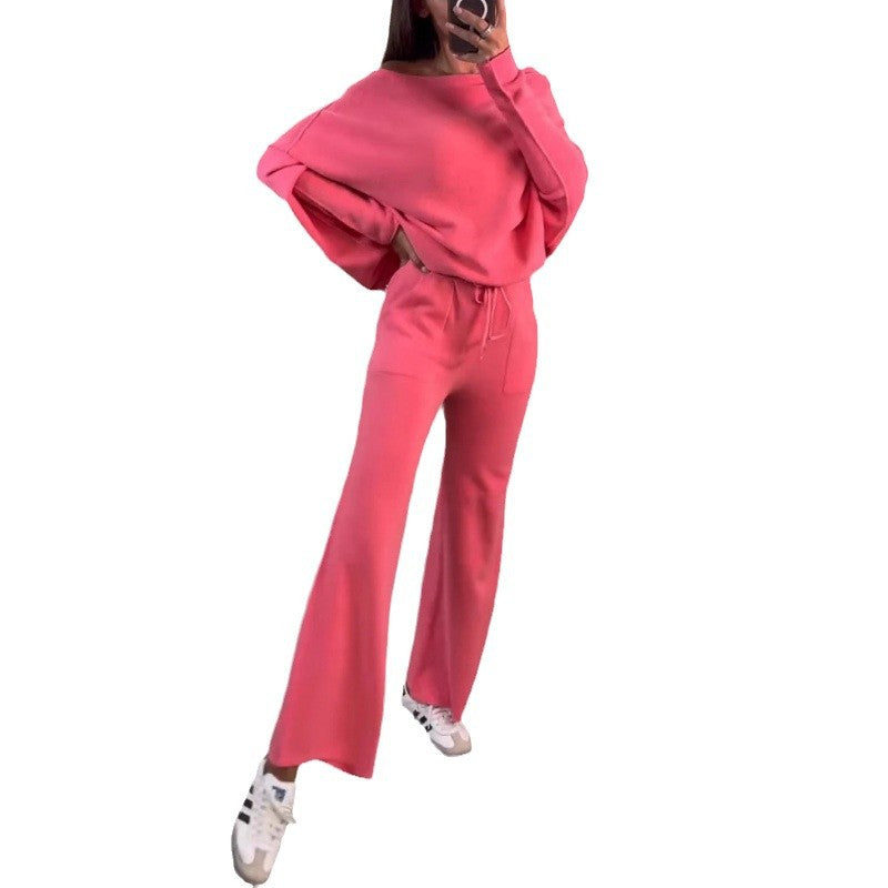 Women's comfortable loungewear in soft knitted material with a loose fit Lune London