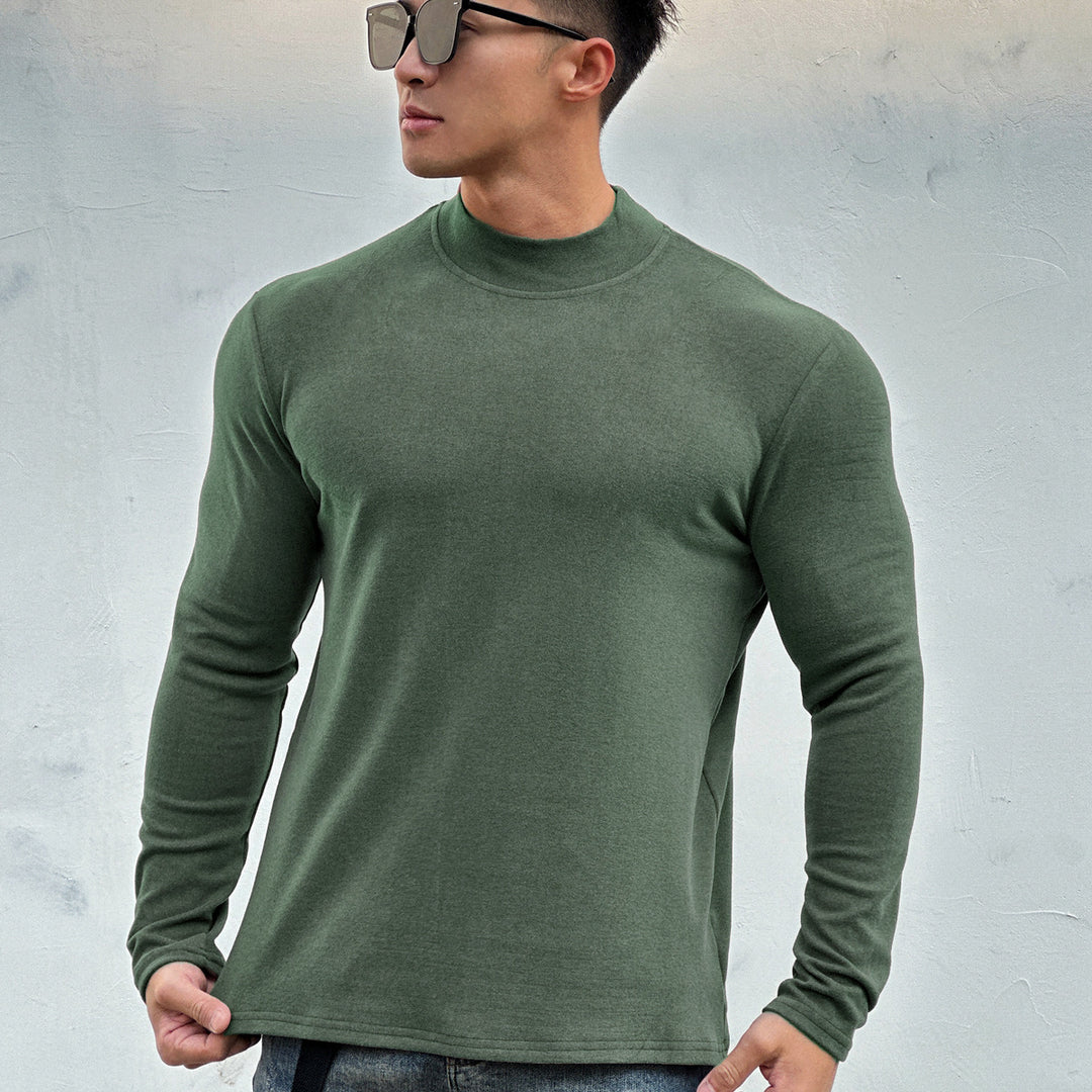 Men's long sleeve shirt in breathable cotton blend with a sporty cut Lune London