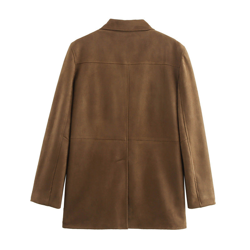 Ladies Elegant Suede Jacket Lune London