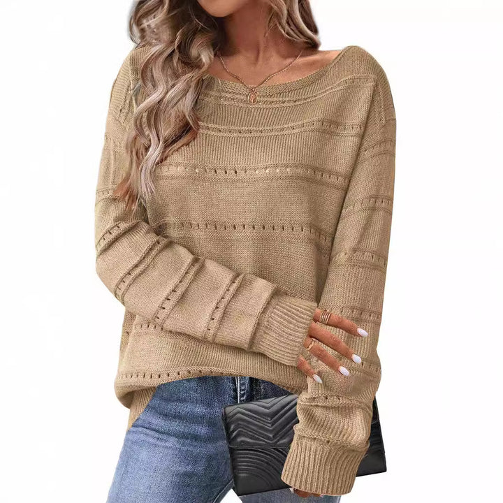 Pull en tricot pour femmes avec une structure aérienne et un design ample Chic & Stil