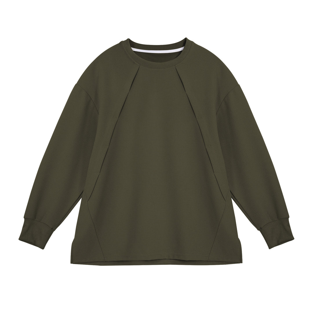 Women's sweatshirt with innovative structure design and casual fit Lune London