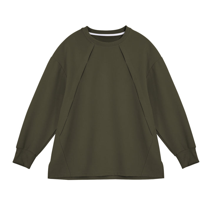 Women's sweatshirt with innovative structure design and casual fit Lune London