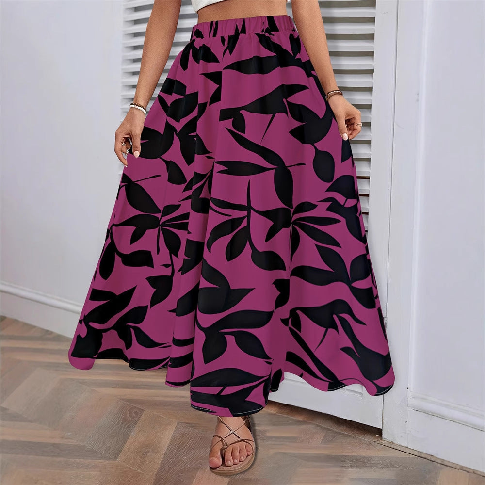 Women's Maxi Skirt with Floral Pattern Lune London