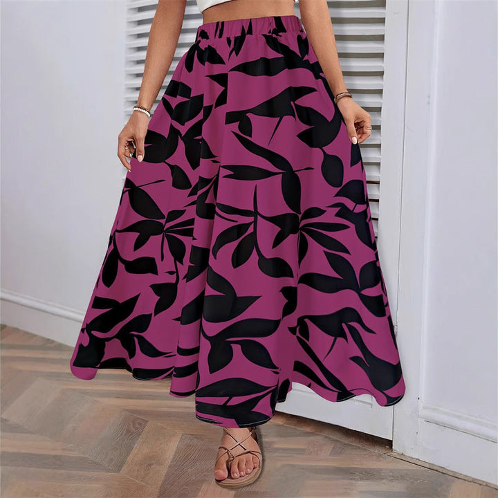 Women's Maxi Skirt with Floral Pattern Lune London