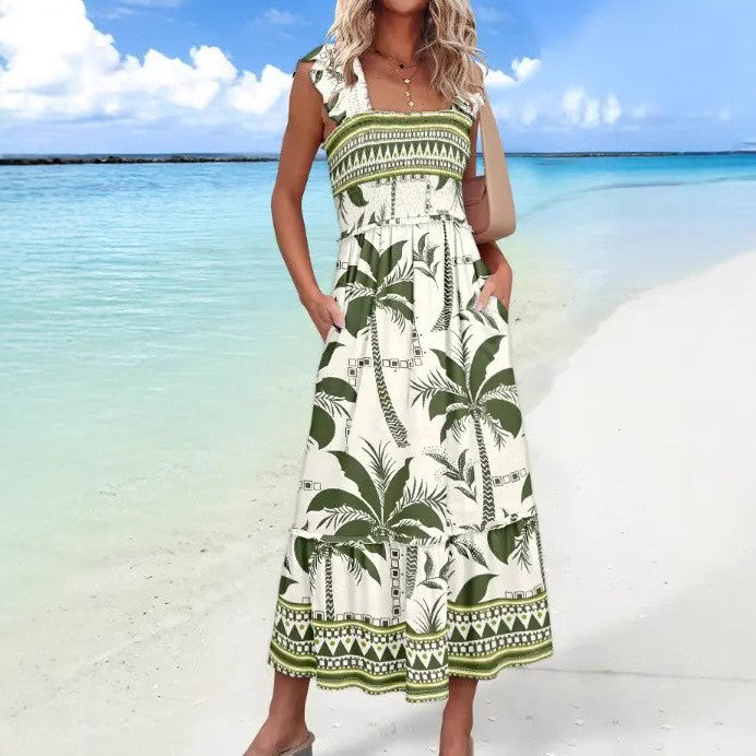 Lune London printed maxi dress too bohemian for women