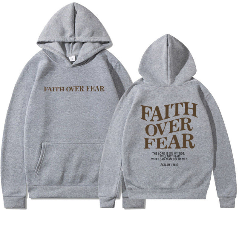 Women's hoodie with inspirational lettering and high-quality cotton Lune London
