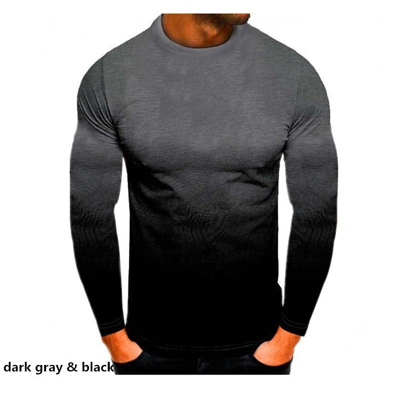 Men's long sleeve shirt with a modern gradient and a fitted cut Lune London