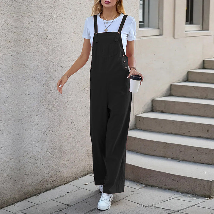 Women's Casual Wide Pants Jumpsuit Lune London