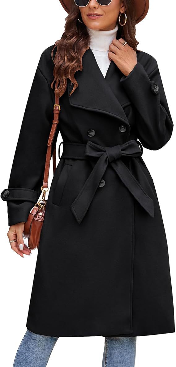 Ladies long coat elegant and comfortable Lune London