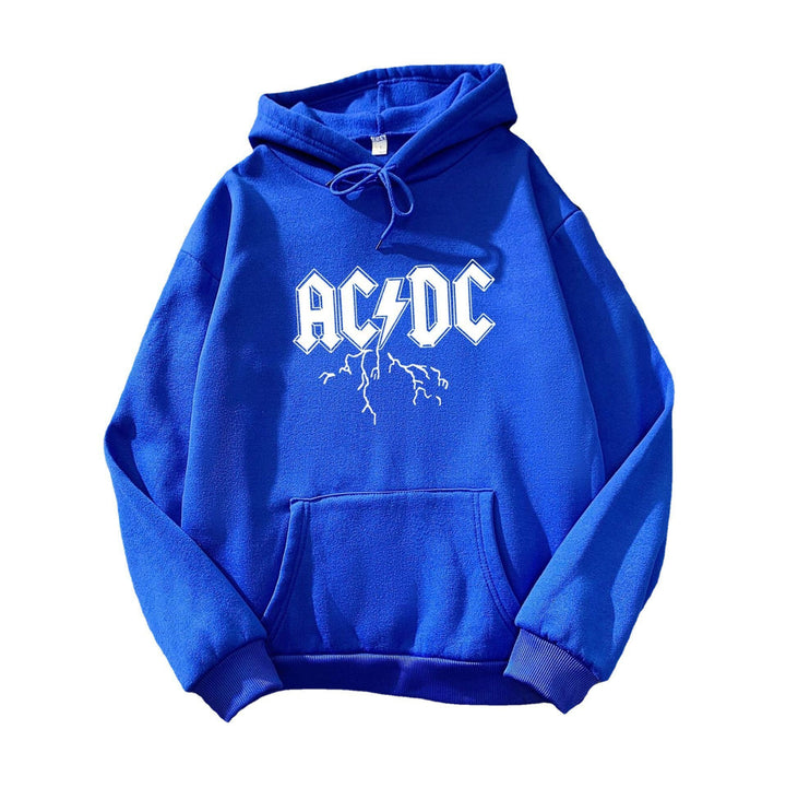 Women's hoodie with large band logo and kangaroo pocket Chic & Stil