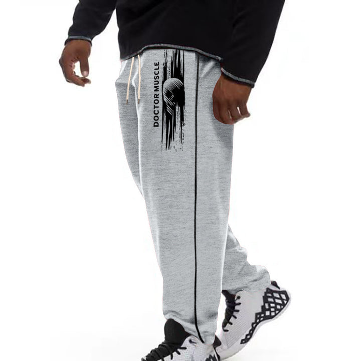 Casual sports pants for men with side stripes Lune London
