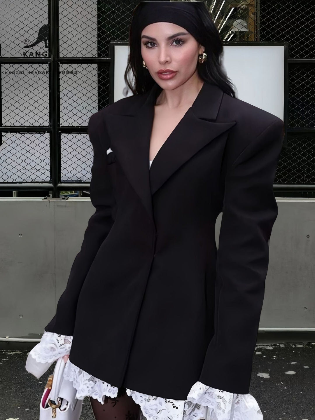 Women Oversized Blazer with innovative cut and elegant design Lune London