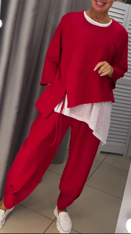 Ladies casual lounge set with stylish accents Lune London
