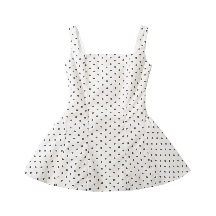 Short dress for women with a playful polka dot pattern and an elegant cut Lune London