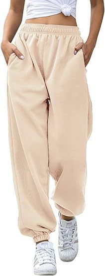 Casual pants for women with elastic waist and deep pockets Lune London