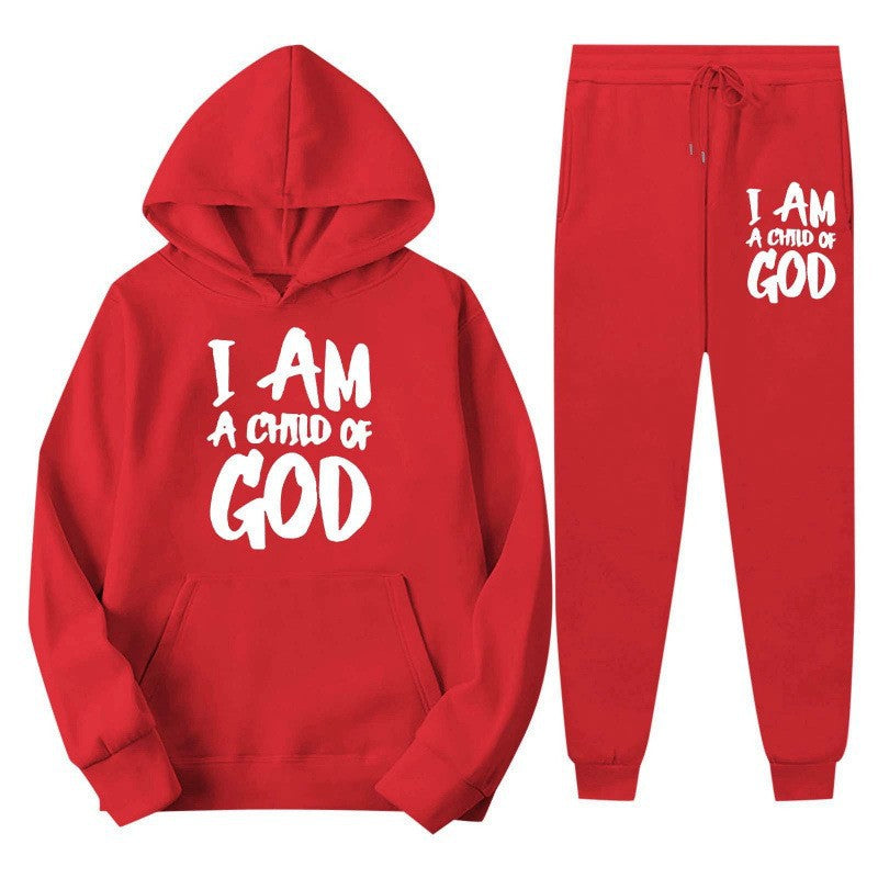 Women's hoodie sweatshirt with urban lettering and comfortable pants Chic & Stil