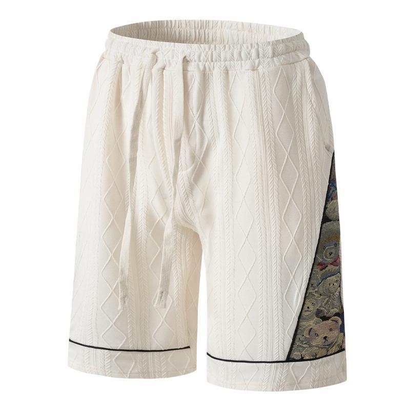 Men's athletic leisure pants with a creative floral design Lune London