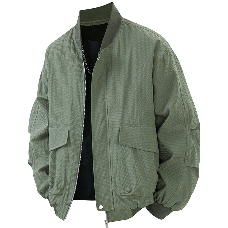 Casual bomber jacket for men with practical pockets Lune London