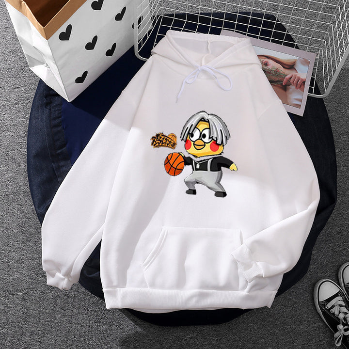 Women's hoodie with creative basketball motif Chic & Stil