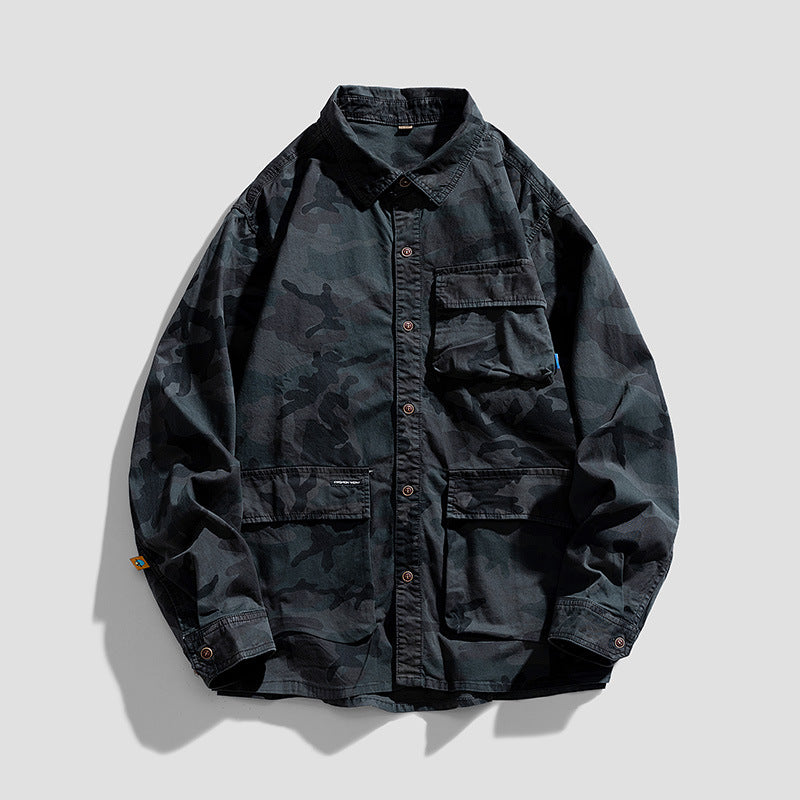 Men's camo utility jacket Lune London