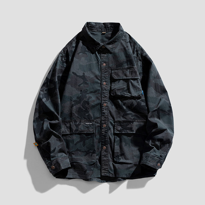 Men's camo utility jacket Lune London