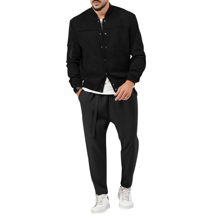 Casual bomber jacket for men with practical pockets Lune London