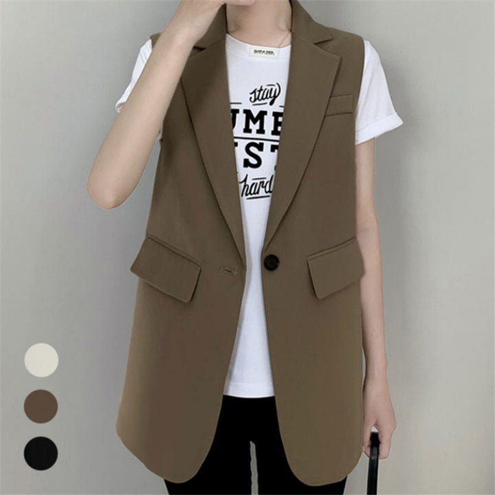 Lune London Fitted Sleeveless Jacket for Women