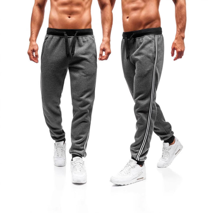 Men Casual Sports Pants with Side Stripes Lune London