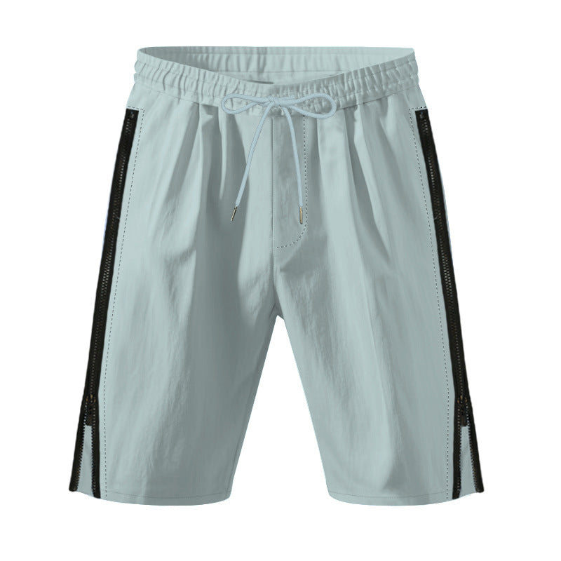 Shorts cargo sportives pour hommes avec taille ajustable et poches zippées pratiques Lune London