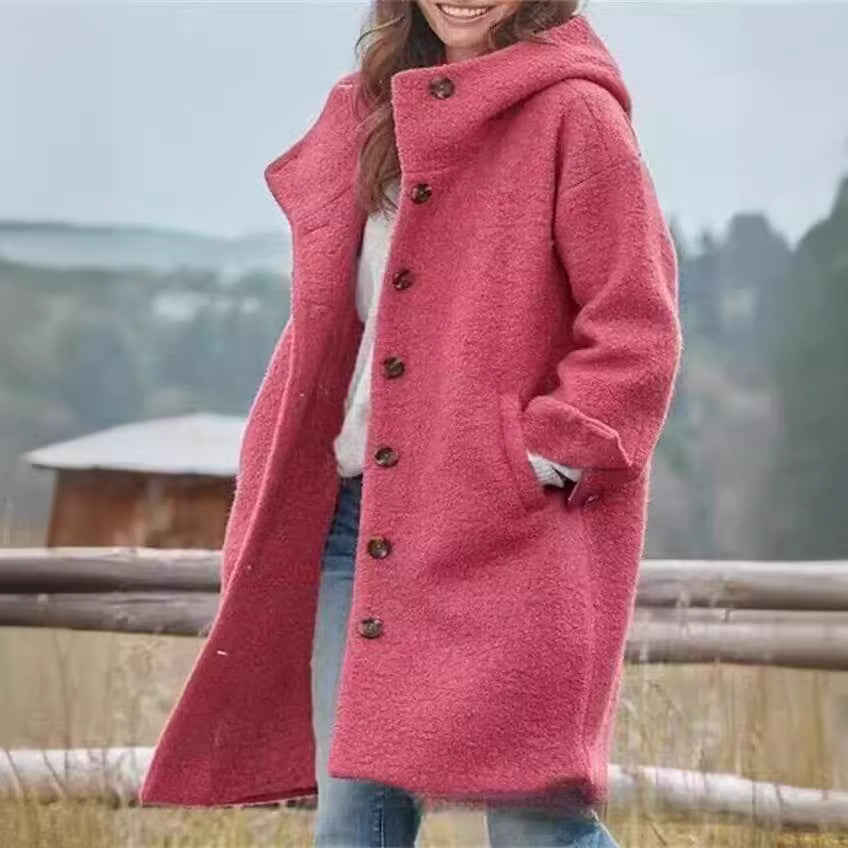 Ladies Chic Modern Wool Coat
