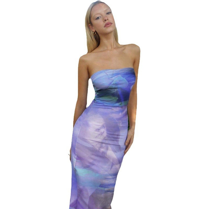 Ladies Elegant Chic Sleeveless Maxi Dress