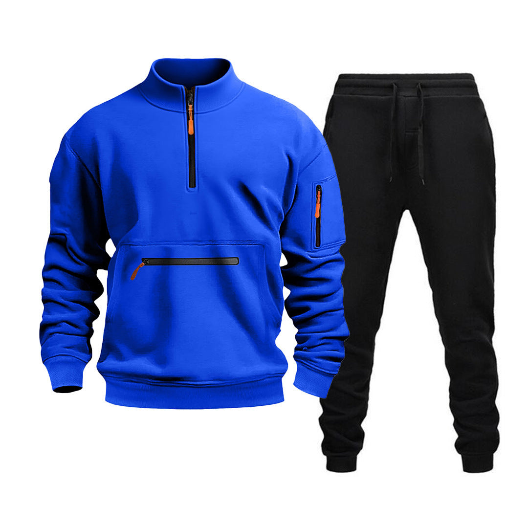 Men's sporty leisure set with practical zippered pockets and modern cut Lune London