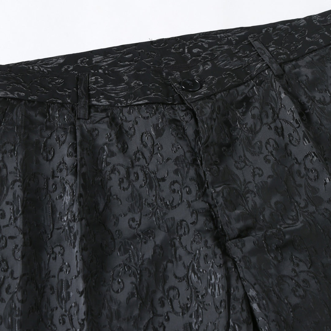 Men's Elegant tuxedo set with chic floral pattern print and style