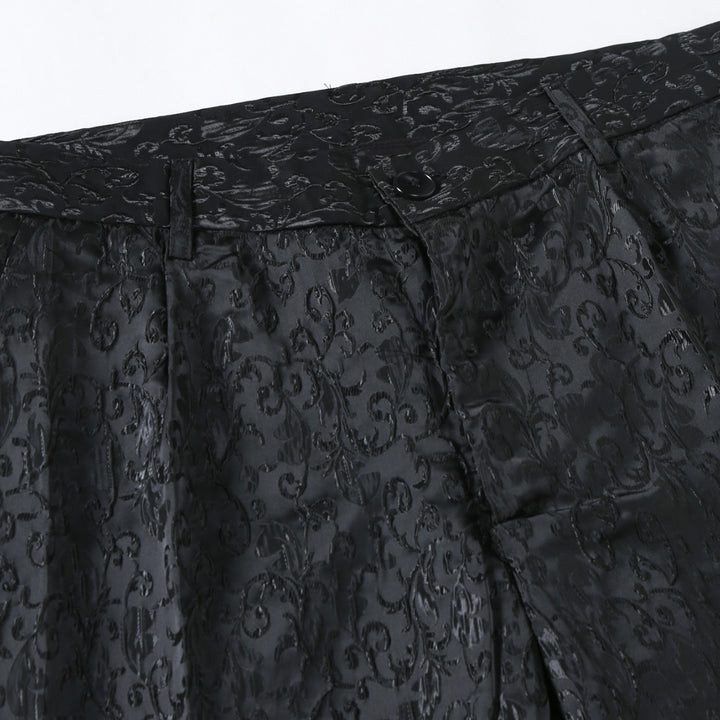 Men's Elegant tuxedo set with chic floral pattern print and style