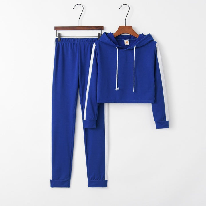Women's sports set with short hoodie and leggings Lune London