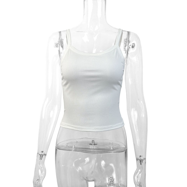 Women Basic Tops with adjustable straps and fitted cut Lune London