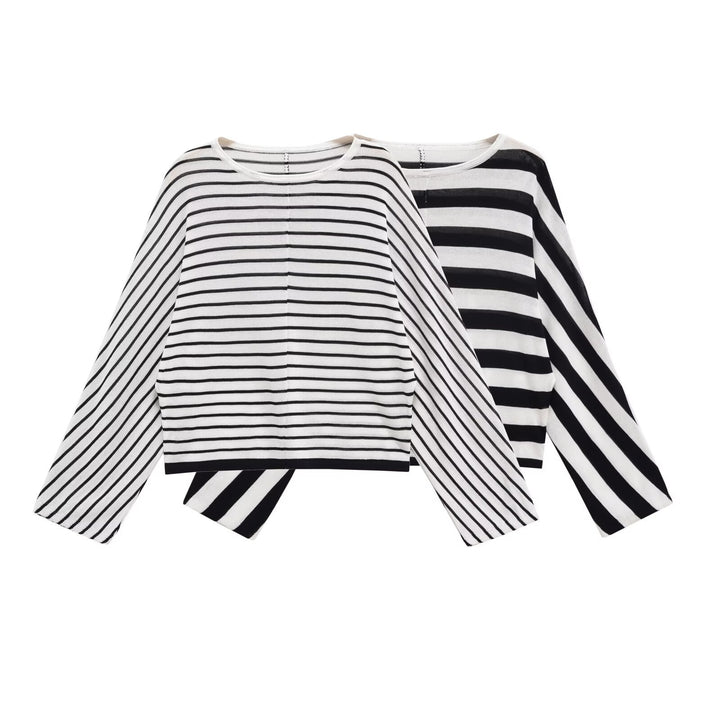 Ladies oversized striped sweater Lune London