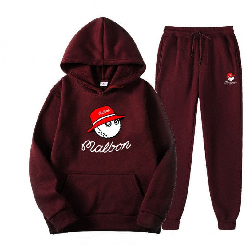 Women's leisure hoodie suit with playful graphic design and practical pockets Chic & Stil