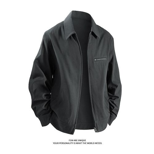 Casual transition jacket for men with practical pockets and modern fit Lune London