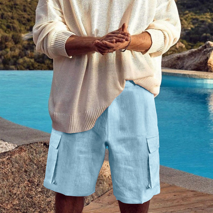 Casual cargo shorts for men with practical side pockets and comfortable fit Lune London