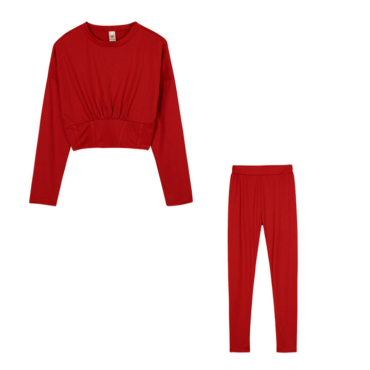 Women’s sports set with long sleeve top and leggings Lune London