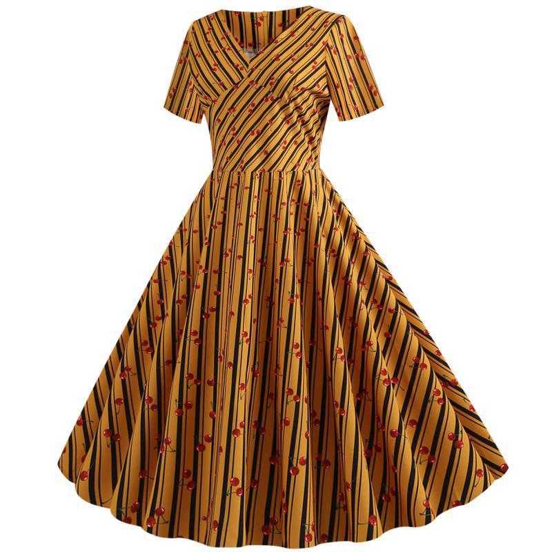 Robe portefeuille pour femmes avec motif floral et ourlet asymétrique Chic & Stil