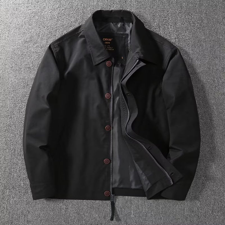 Fashionable men's transitional jacket with a versatile fit and practical pockets Lune London