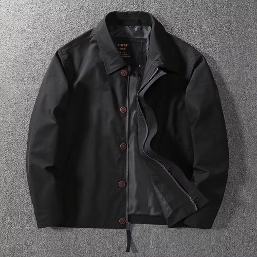 Fashionable men's transitional jacket with a versatile fit and practical pockets Lune London